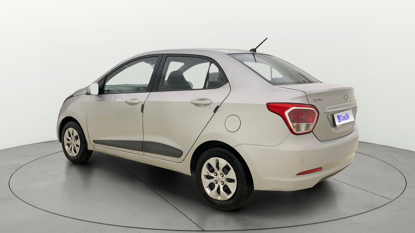 2014 Hyundai Xcent S 1.2, Petrol, Manual, 1,17,926 km, Left Back Diagonal
