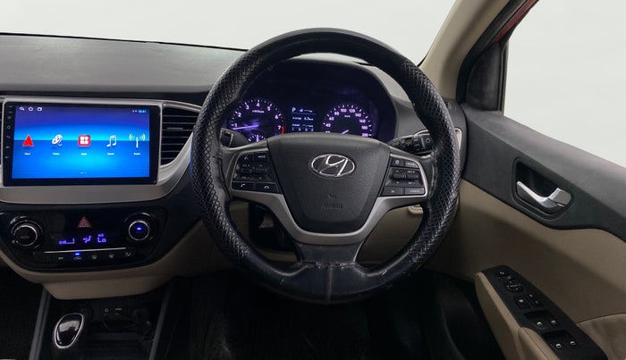 2019 Hyundai Verna 1.6 VTVT SX + AT, Petrol, Automatic, 62,731 km, Steering Wheel Close Up