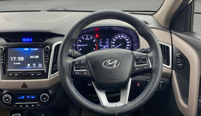 2019 Hyundai Creta SX AT 1.6 PETROL, CNG, Automatic, 92,083 km, Steering Wheel Close Up