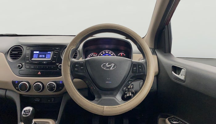 2016 Hyundai Grand i10 SPORTZ 1.2 KAPPA VTVT, Petrol, Manual, 24,027 km, Steering Wheel Close Up