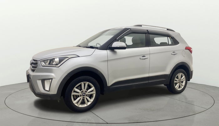 2017 Hyundai Creta SX PLUS 1.6 PETROL, Petrol, Manual, 1,29,390 km, Left Front Diagonal