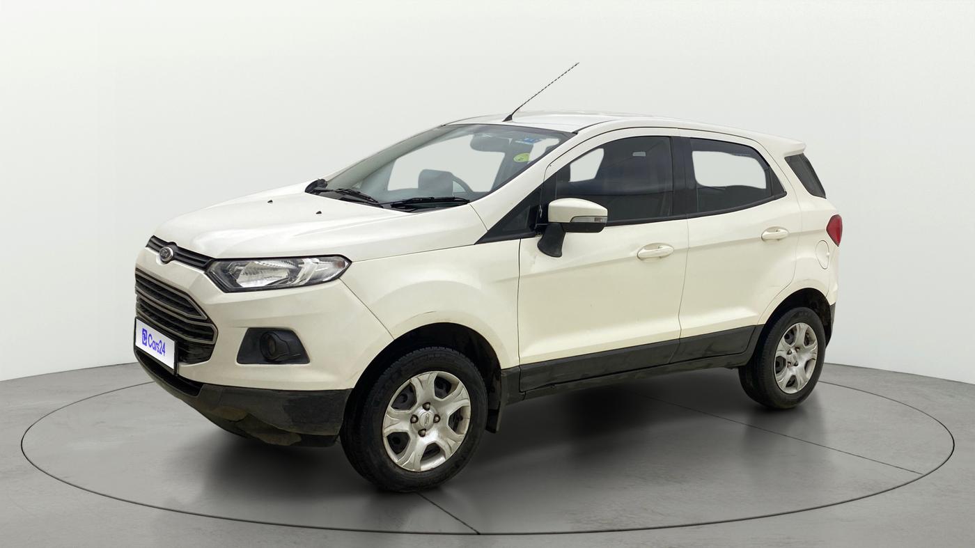 2014 Ford Ecosport TREND 1.5L DIESEL, Diesel, Manual, 1,24,004 km, Left Front Diagonal