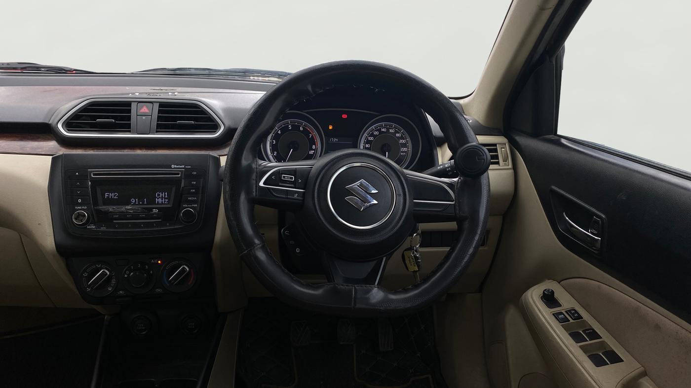 2018 Maruti Dzire VXI, Petrol, Manual, 49,499 km, Steering Wheel Close Up