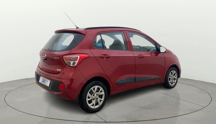 2017 Hyundai Grand i10 SPORTZ (O) 1.2 KAPPA VTVT, Petrol, Manual, 52,649 km, Right Back Diagonal
