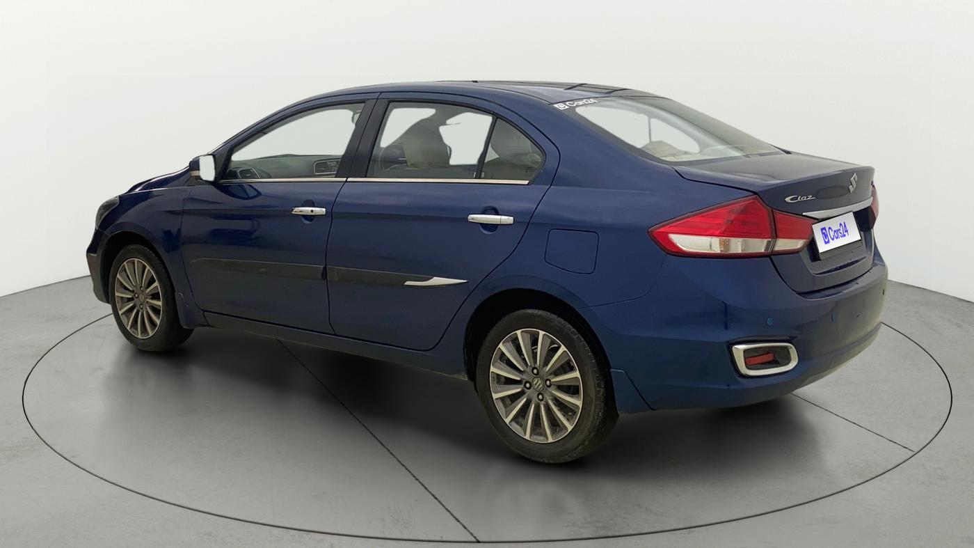 2019 Maruti Ciaz ALPHA  AT 1.5 SHVS PETROL, Petrol, Automatic, 52,089 km, Left Back Diagonal