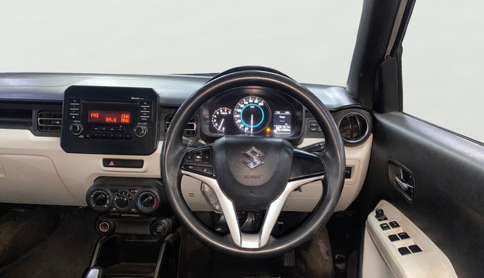 2019 Maruti IGNIS DELTA 1.2 AMT, Petrol, Automatic, 1,10,599 km, Steering Wheel Close Up