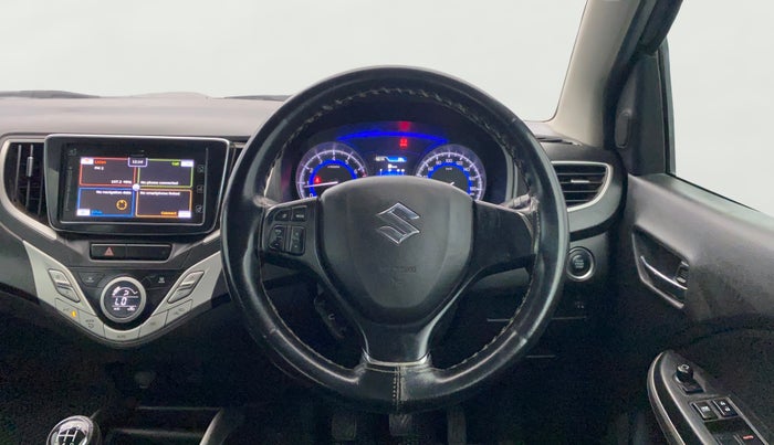 2018 Maruti Baleno ALPHA PETROL 1.2, Petrol, Manual, 65,309 km, Steering Wheel Close Up