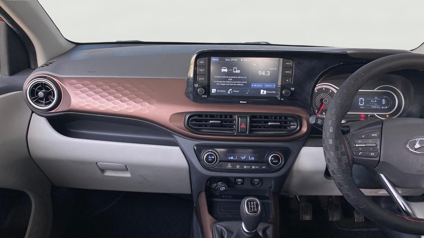 2020 Hyundai AURA SX 1.2 (O), Petrol, Manual, 53,094 km, Air Conditioner