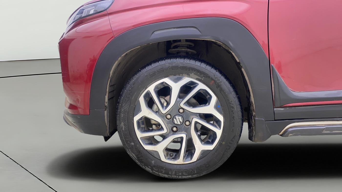 2024 Maruti FRONX ALPHA 1.0L TURBO 6 AT, Petrol, Automatic, 37,751 km, Left Front Wheel