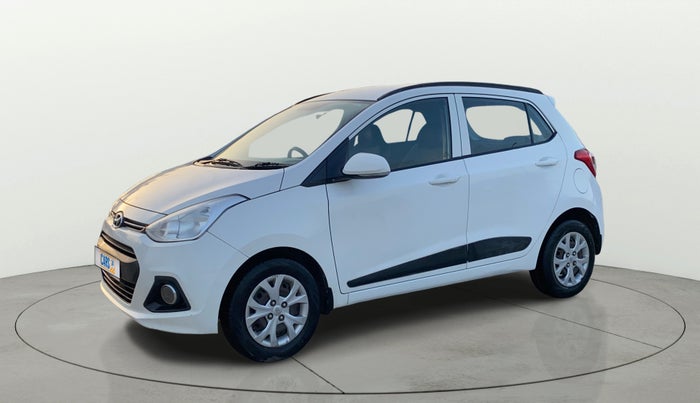 2015 Hyundai Grand i10 SPORTZ 1.2 KAPPA VTVT, Petrol, Manual, 78,822 km, Left Front Diagonal