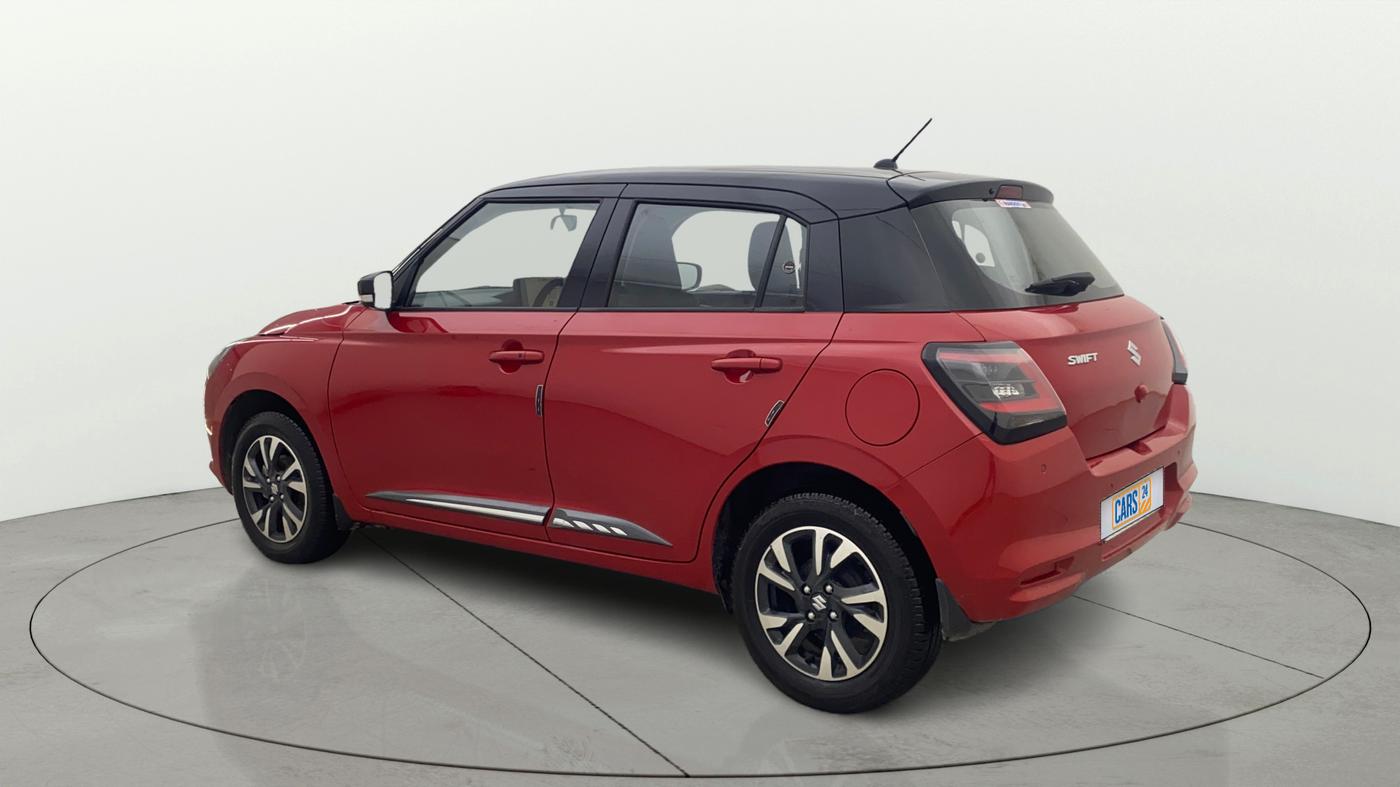 2025 Maruti Swift ZXi Plus Dual Tone AMT, Petrol, Automatic, 5,654 km, Left Back Diagonal
