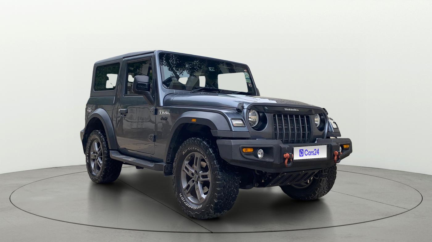 2021 Mahindra Thar LX HT PETROL 4WD MT, Petrol, Manual, 44,544 km, Right Front Diagonal