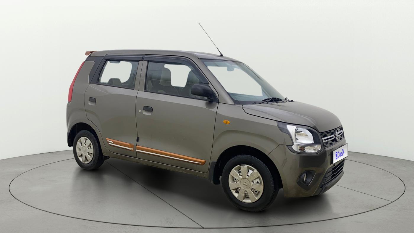 2021 Maruti New Wagon-R LXI CNG (O) 1.0, CNG, Manual, 96,510 km, Right Front Diagonal