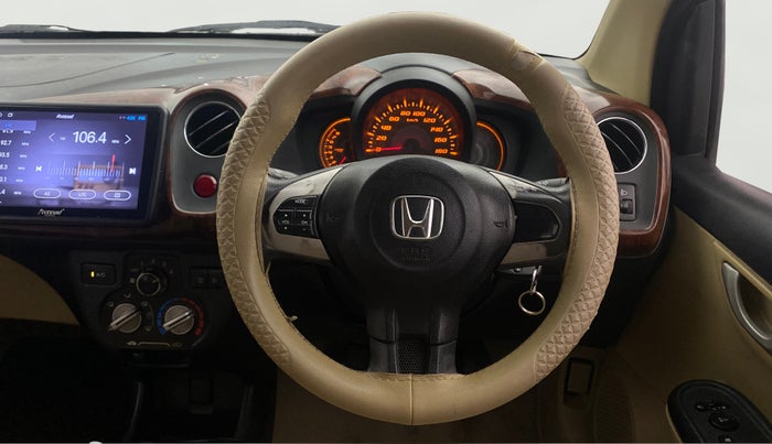 2014 Honda Amaze 1.2L I-VTEC VX, Petrol, Manual, 88,416 km, Steering Wheel Close Up