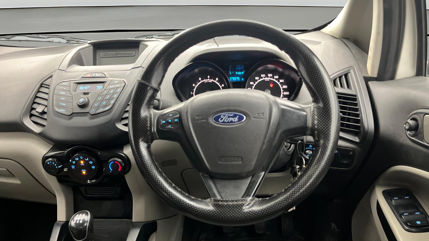 2017 Ford Ecosport TREND 1.5L PETROL, Petrol, Manual, 79,356 km, Steering Wheel Close Up
