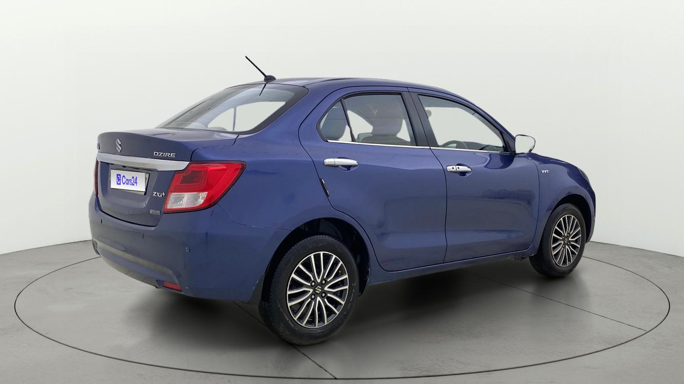 2017 Maruti Dzire ZXI PLUS AMT, Petrol, Automatic, 95,831 km, Right Back Diagonal