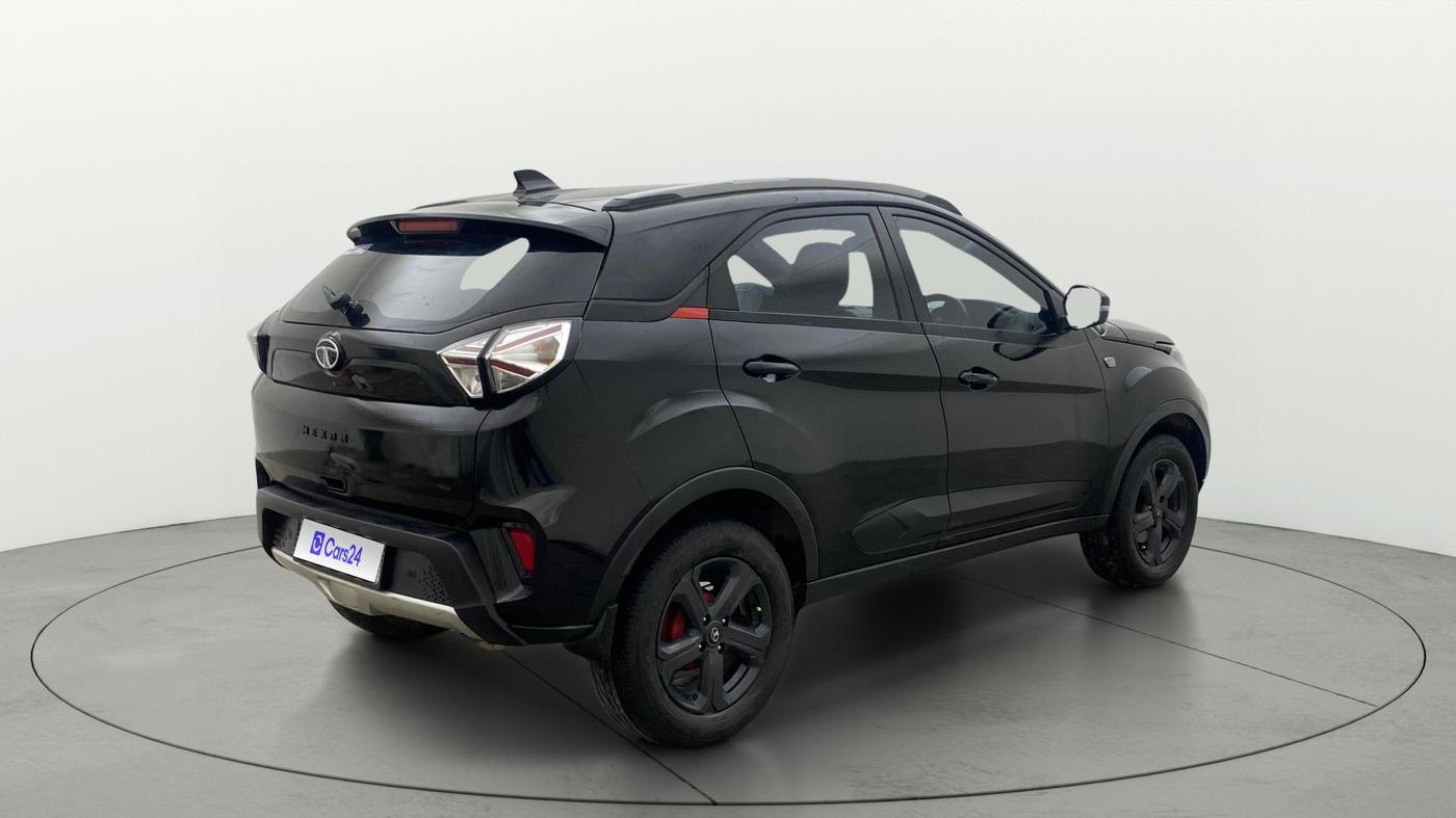 2022 Tata NEXON XZ PLUS (O) PETROL DARK EDITION, Petrol, Manual, 59,488 km, Right Back Diagonal