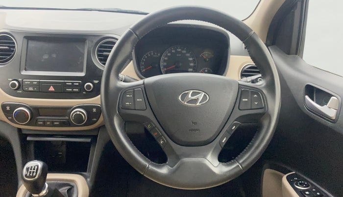 2017 Hyundai Xcent SX 1.2 (O), Petrol, Manual, 44,767 km, Steering Wheel Close Up