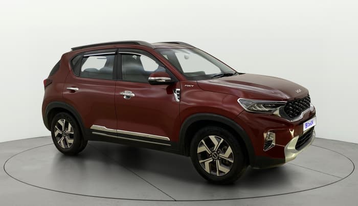 2023 KIA SONET HTX 1.0 DCT, Petrol, Automatic, 14,001 km, Right Front Diagonal