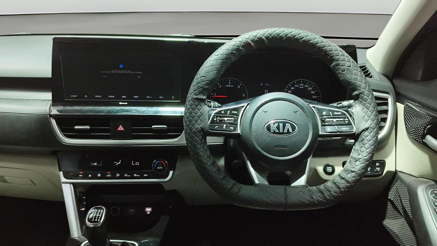 2020 KIA SELTOS HTX 1.5 DIESEL, Diesel, Manual, 81,992 km, Steering Wheel Close Up