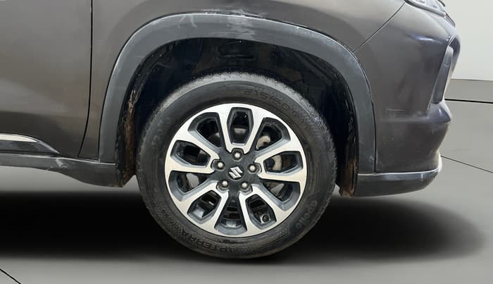 2022 Maruti Grand Vitara ALPHA SMART HYBRID, Petrol, Manual, 1,13,008 km, Right Front Wheel