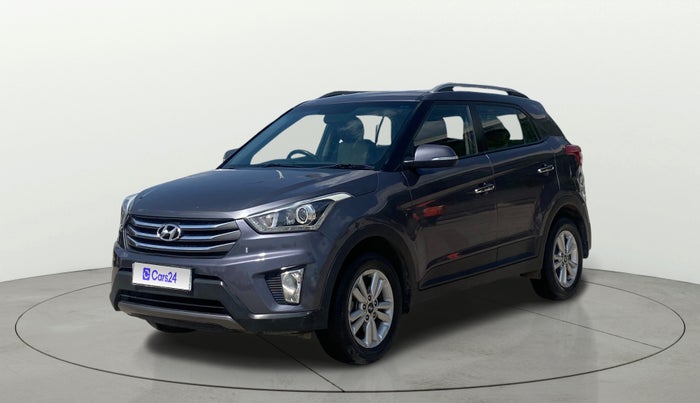 2016 Hyundai Creta SX PLUS 1.6 PETROL, Petrol, Manual, 1,32,816 km, Left Front Diagonal