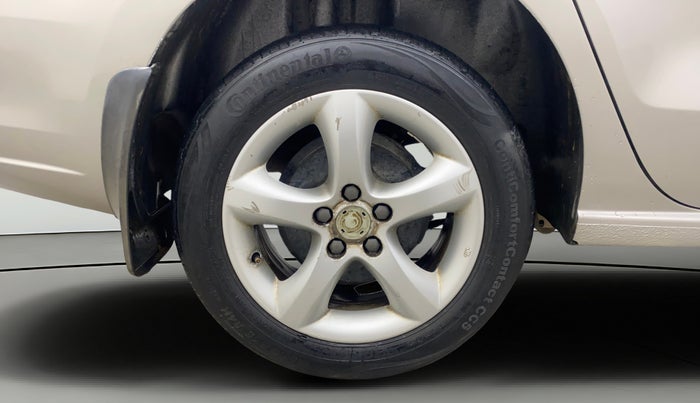 2012 Skoda Rapid ELEGANCE 1.6 TDI CR MT, Diesel, Manual, 72,503 km, Right Rear Wheel