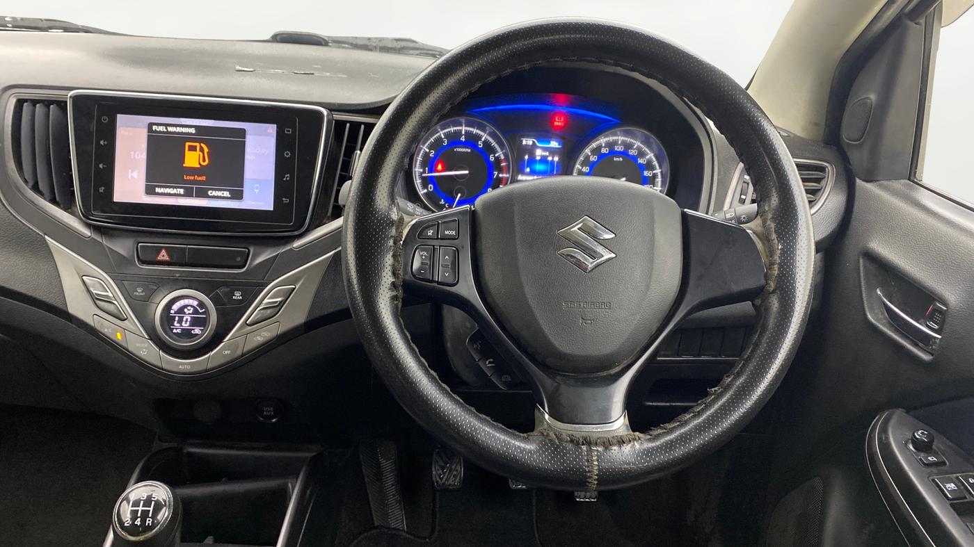 2019 Maruti Baleno ZETA PETROL 1.2, Petrol, Manual, 98,517 km, Steering Wheel Close Up