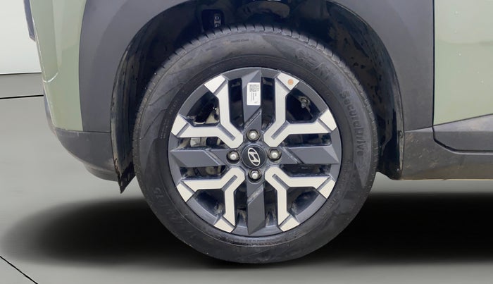 2024 Hyundai EXTER SX(O) 1.2 AMT, Petrol, Automatic, 5,824 km, Left Front Wheel