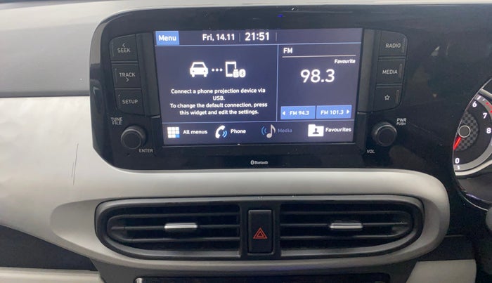 2020 Hyundai GRAND I10 NIOS SPORTZ AMT 1.2 KAPPA VTVT, Petrol, Automatic, 46,476 km, Air Conditioner