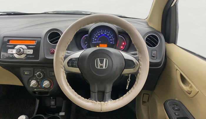 2015 Honda Brio S MT, Petrol, Manual, 20,156 km, Steering Wheel Close Up