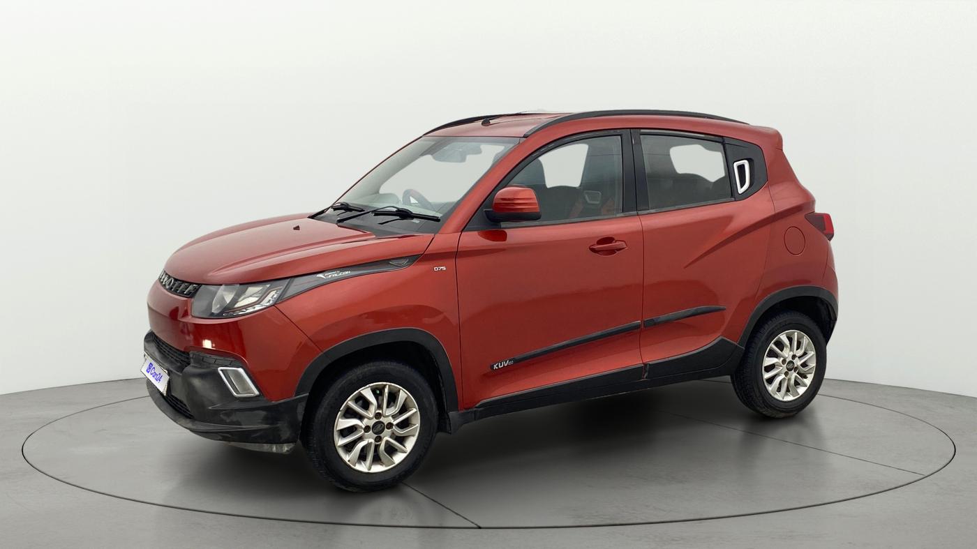 2016 Mahindra Kuv100 K8 D 6 STR, Diesel, Manual, 1,19,101 km, Left Front Diagonal