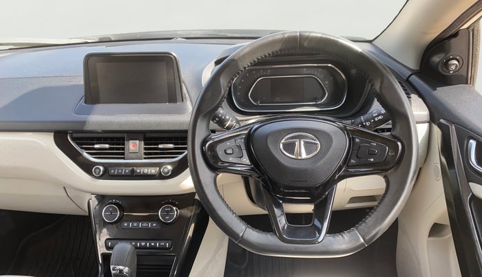 2020 Tata NEXON XZA PLUS (O) PETROL, Petrol, Automatic, 25,790 km, Steering Wheel Close Up