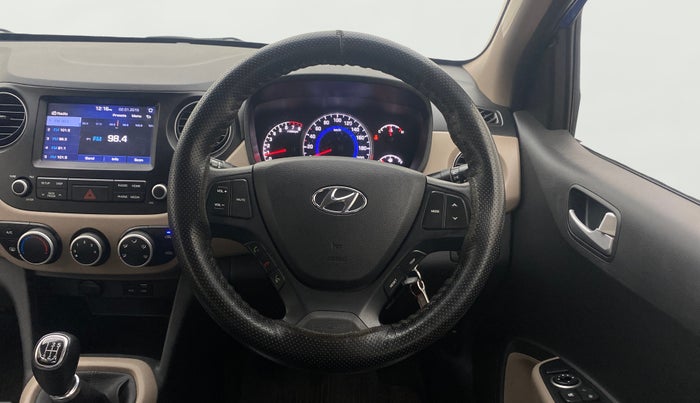 2018 Hyundai Grand i10 SPORTZ 1.2 KAPPA VTVT, Petrol, Manual, 67,914 km, Steering Wheel Close Up