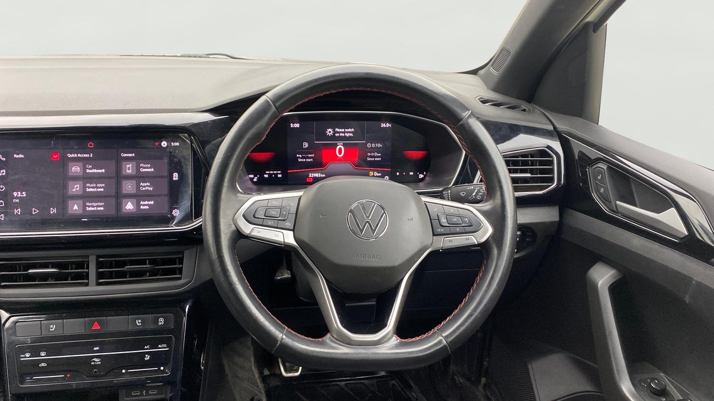 2024 Volkswagen TAIGUN  GT PLUS 1.5 TSI MT, Petrol, Manual, 22,982 km, Steering Wheel Close Up