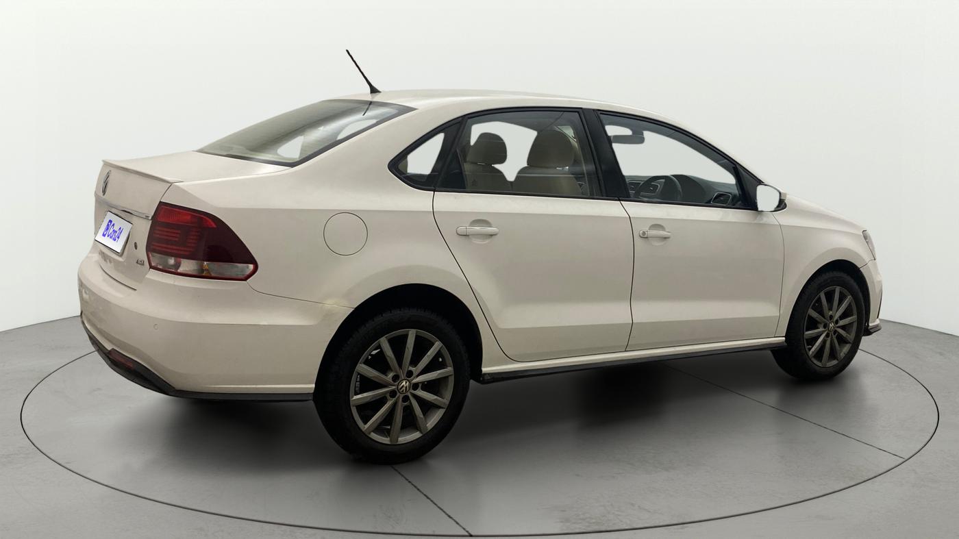 2019 Volkswagen Vento HIGHLINE PLUS 1.2 AT, Petrol, Automatic, 63,390 km, Right Back Diagonal