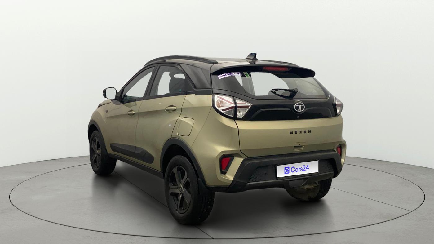 2022 Tata NEXON XZ PLUS PETROL KAZIRANGA, Petrol, Manual, 25,080 km, Left Back Diagonal