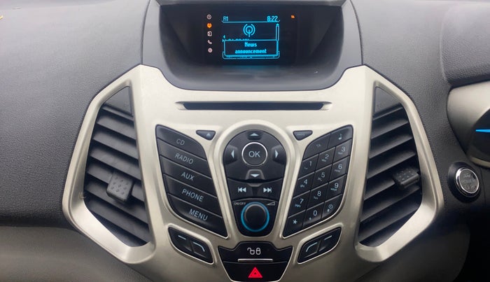 2017 Ford Ecosport TITANIUM 1.5L PETROL, Petrol, Manual, 1,01,446 km, Air Conditioner