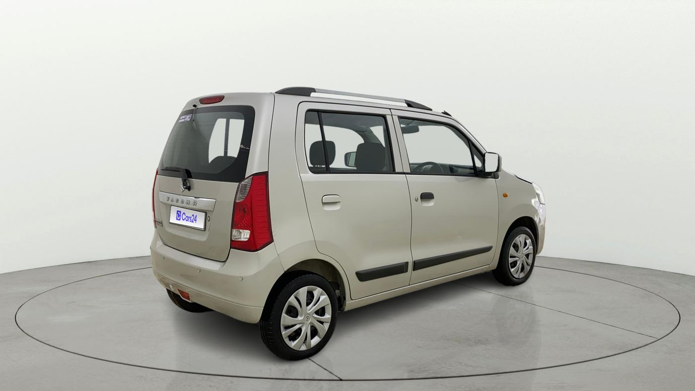 2015 Maruti Wagon R 1.0 VXI, CNG, Manual, 79,145 km, Right Back Diagonal