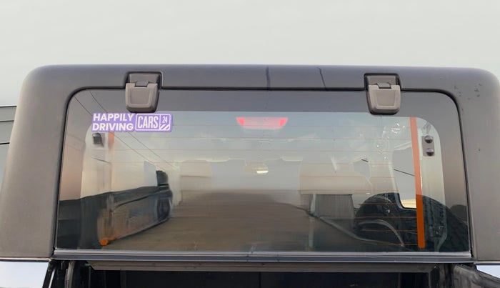 2021 Mahindra Thar LX PETROL HT 4WD AT, Petrol, Automatic, 37,970 km, Rear Windshield