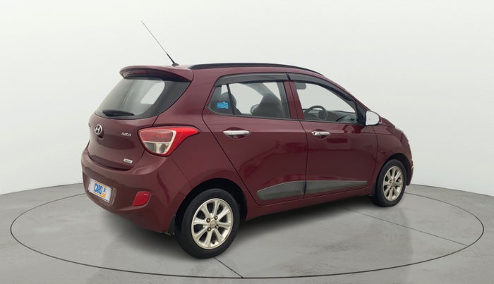 2015 Hyundai Grand i10 ASTA AT 1.2 KAPPA VTVT, Petrol, Automatic, 50,222 km, Right Back Diagonal
