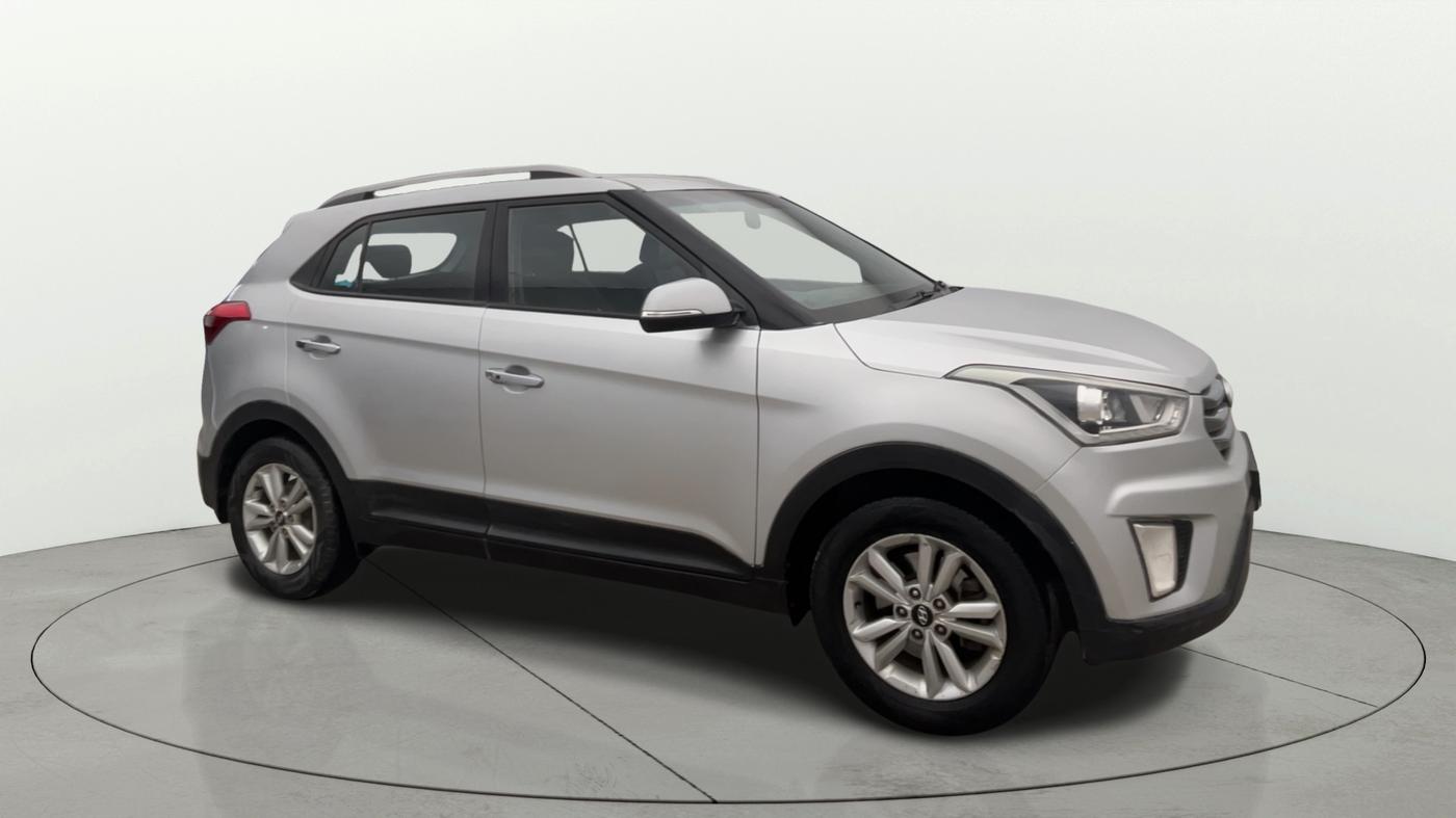 2016 Hyundai Creta SX PLUS 1.6 PETROL, CNG, Manual, 93,666 km, Right Front Diagonal