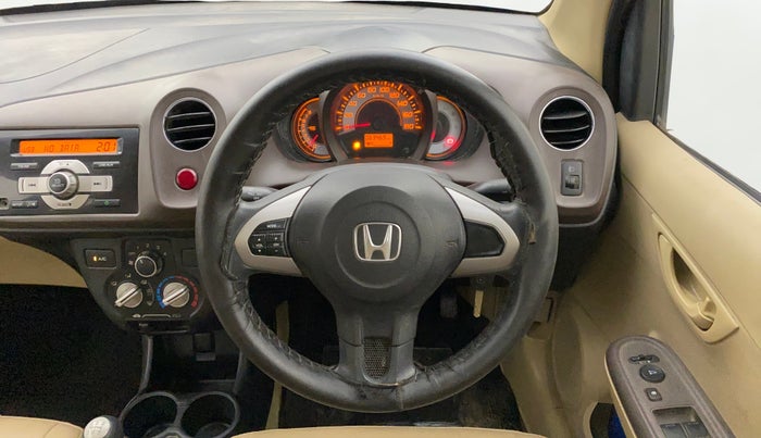 2013 Honda Brio S MT, Petrol, Manual, 63,427 km, Steering Wheel Close Up