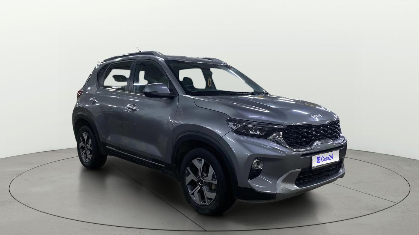 2022 KIA SONET HTX 1.5, Diesel, Manual, 96,978 km, Right Front Diagonal