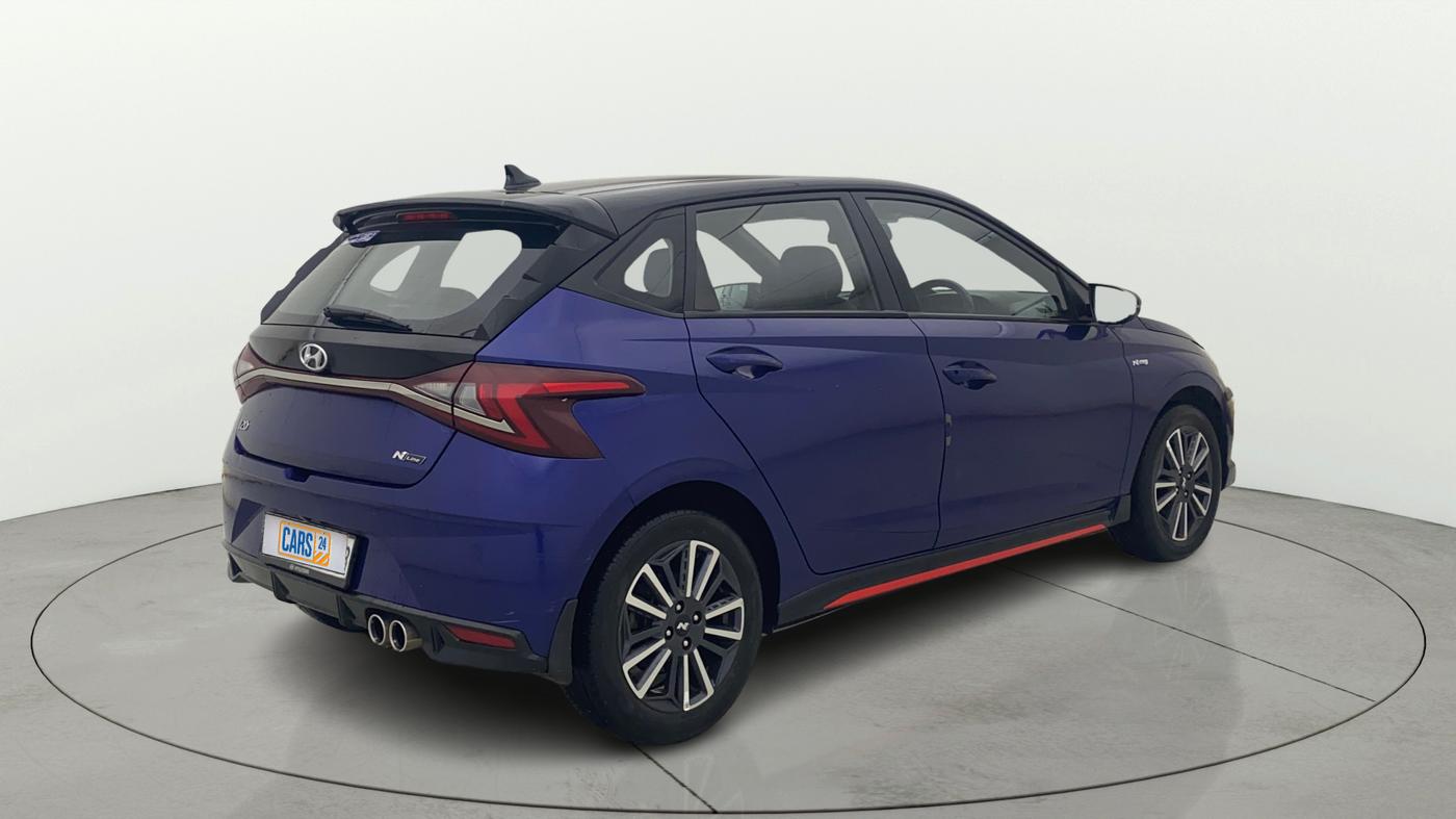 2021 Hyundai NEW I20 N LINE N8 1.0 TURBO GDI IMT DUAL TONE, Petrol, Manual, 39,410 km, Right Back Diagonal