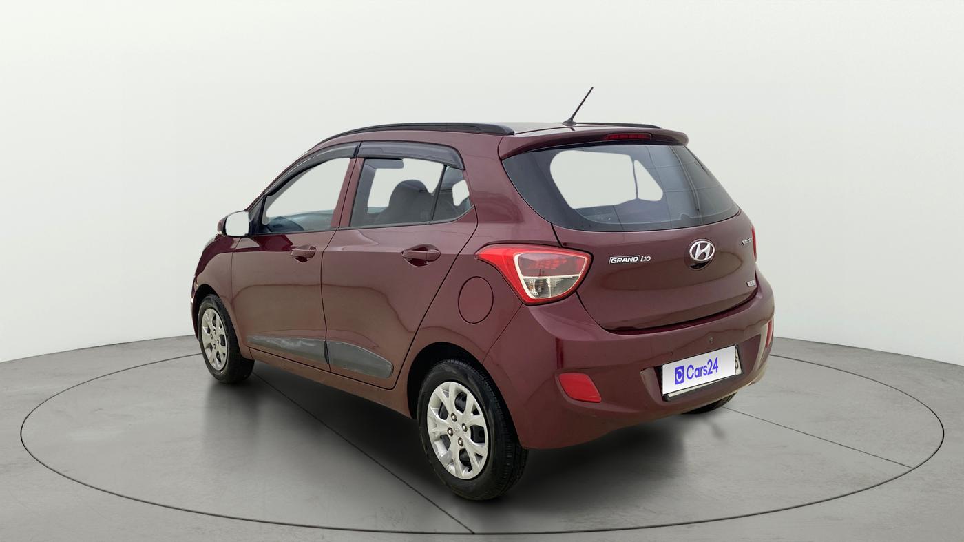 2016 Hyundai Grand i10 SPORTZ 1.2 KAPPA VTVT, Petrol, Manual, 49,834 km, Left Back Diagonal
