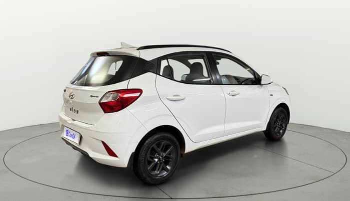 2021 Hyundai GRAND I10 NIOS SPORTZ AMT 1.2 KAPPA VTVT, Petrol, Automatic, 24,682 km, Right Back Diagonal