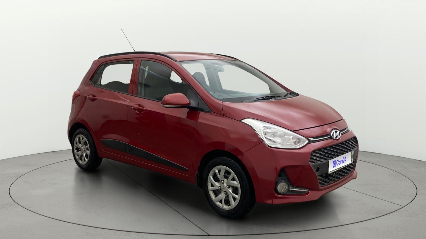 2018 Hyundai Grand i10 SPORTZ 1.2 KAPPA VTVT, Petrol, Manual, 1,34,608 km, Right Front Diagonal