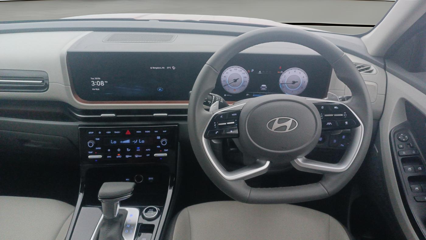 2024 Hyundai Creta Creta SX (O) 1.5 MPI IVT, Petrol, Automatic, 9,651 km, Steering Wheel Close Up