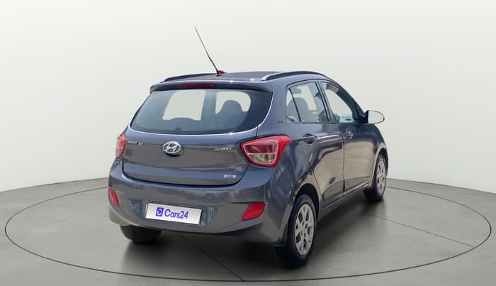 2016 Hyundai Grand i10 SPORTZ 1.2 KAPPA VTVT, Petrol, Manual, 78,191 km, Right Back Diagonal